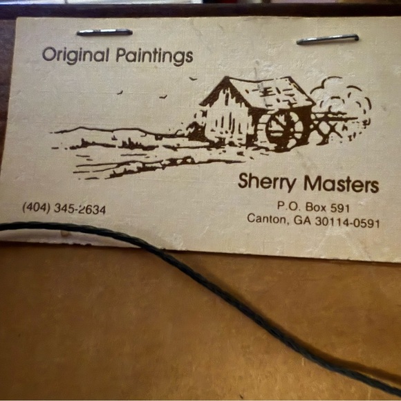 Original Sherry Masters Oil Painting – Rustic Barn Scene Framed 10x12 - Picture 6 of 8